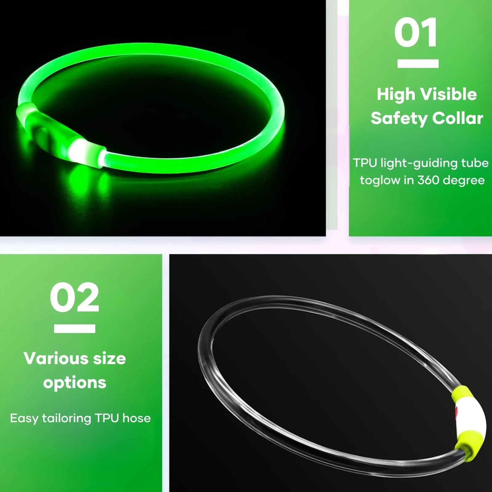 PawEssentials LED Safety Dog Collar