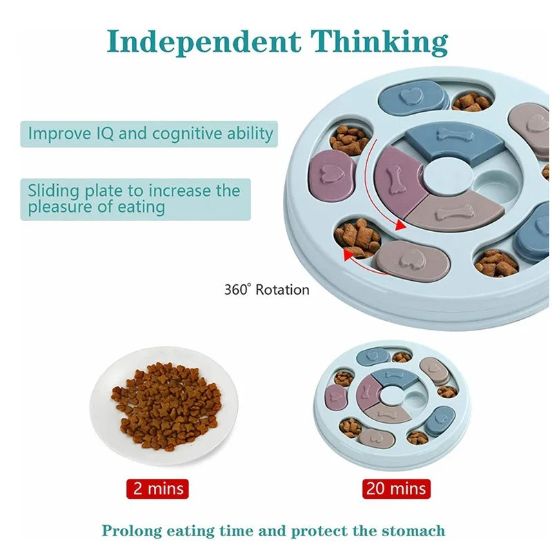 PawEssentials Interactive Slow Feeder Bowl
