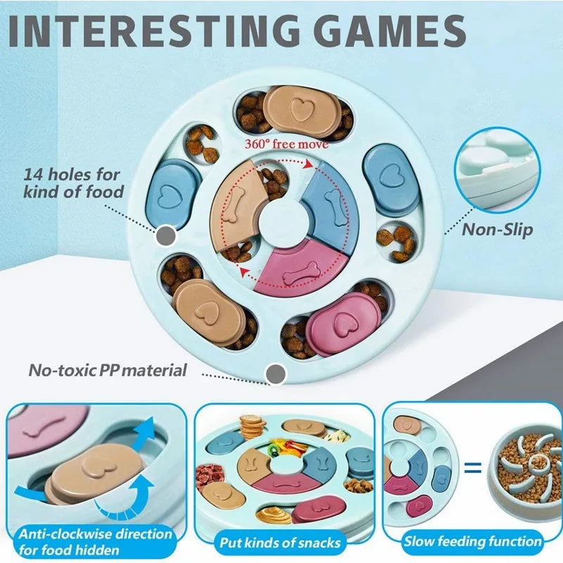 PawEssentials Interactive Slow Feeder Bowl